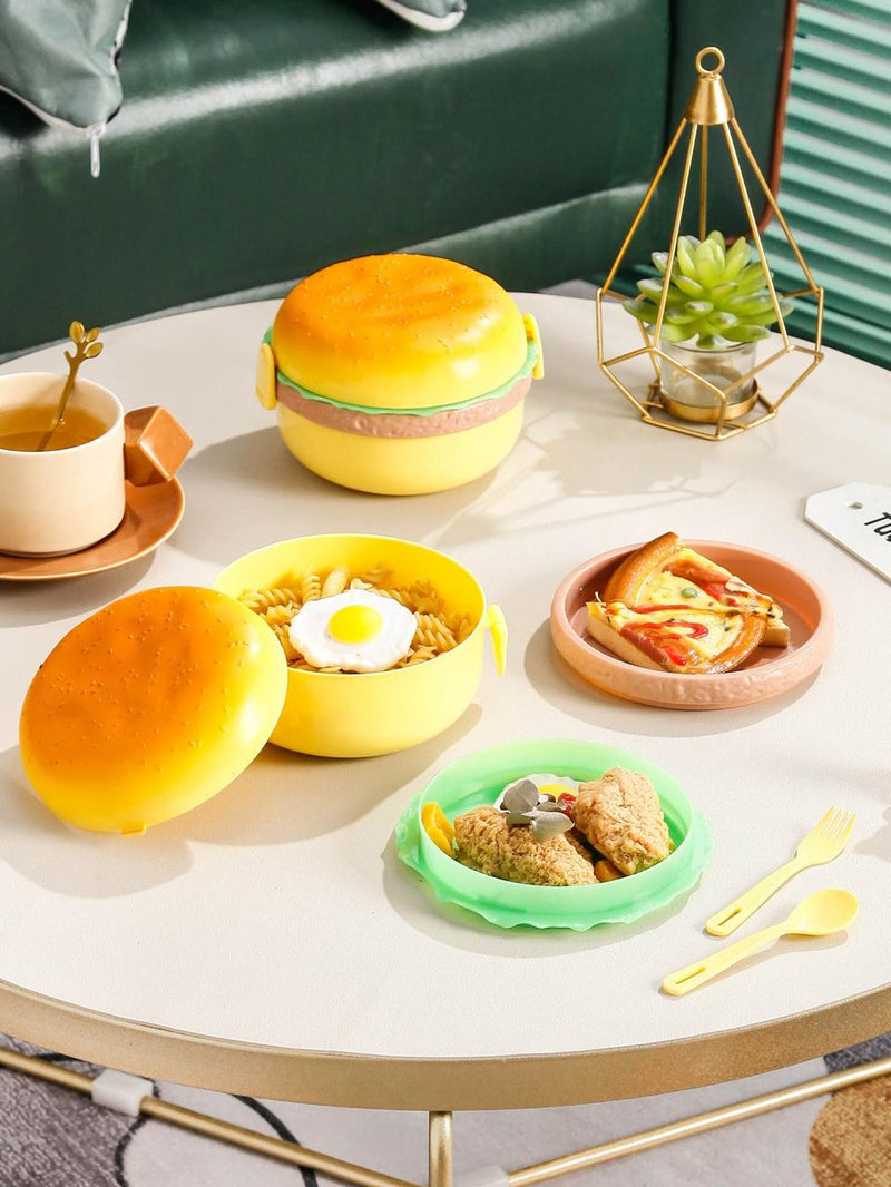 Novelty Burger Shape Lunch Box