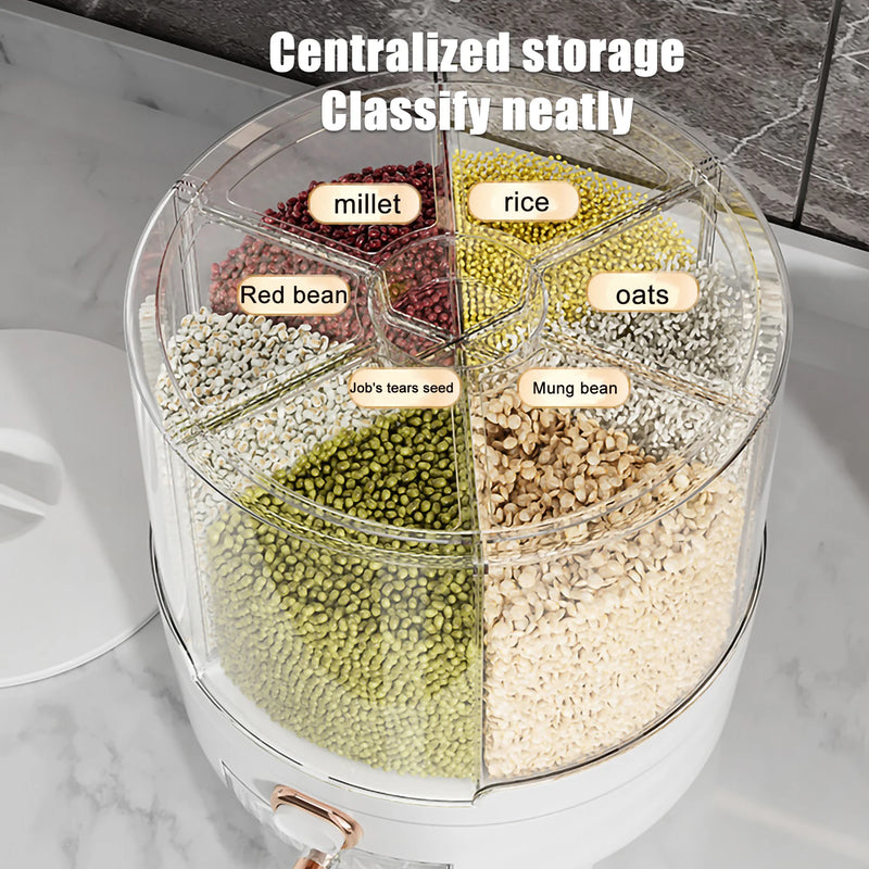 Rice Bucket Grain Storage Box Sealed  Moisture Proof Rice Storage Box Rice Tank Food Storage