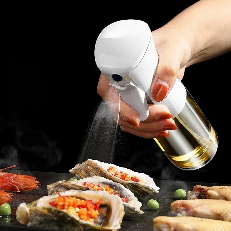 200Ml Oil Spray Bottle Kitchen Cooking Dispenser Camping Baking Empty Vinegar Soy Sauce Sprayer 