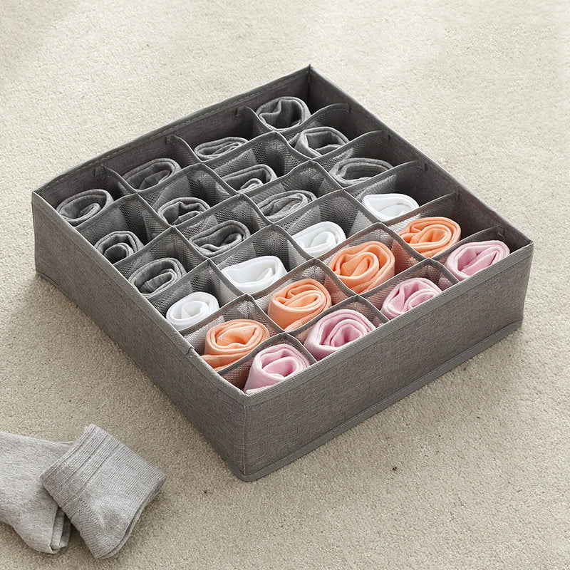 3pcs Drawer Separator Box Organizer Underwear Organizer Clothes Storage Socks Bra Belt Panties Storage Box