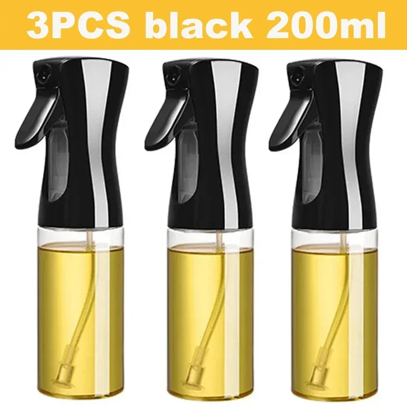 200ML Oil Spray Olive Oil Spray Bottle Kitchen Cooking Dispenser Camping Baking Vinegar Soy Sauce Sprayer Containers