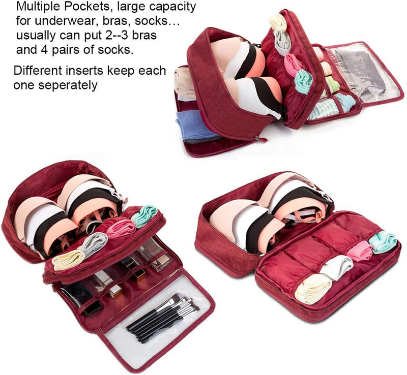 Portable Hanging Toiletry Bag Waterproof Large Capacity Travel Cosmetic Bag